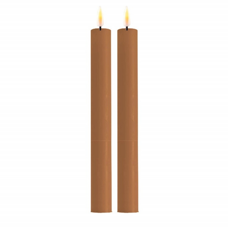 Køb Kronelys LED - sæt af 2 stk | 145,00 | Flere farver | Fri fragt over 149 kr. | Hurtig levering | Dag til dag levering | DELUXE HOMEART | LED-lys, LED-stearinlys, Stearinlys, Kunstigt lys, Batterilys, Lys med batterier, REAL FLAME™ 