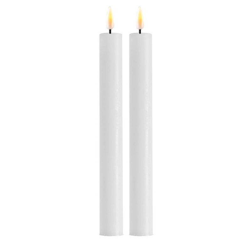 Køb Kronelys LED - sæt af 2 stk | 145,00 | Flere farver | Fri fragt over 149 kr. | Hurtig levering | Dag til dag levering | DELUXE HOMEART | LED-lys, LED-stearinlys, Stearinlys, Kunstigt lys, Batterilys, Lys med batterier, REAL FLAME™ 