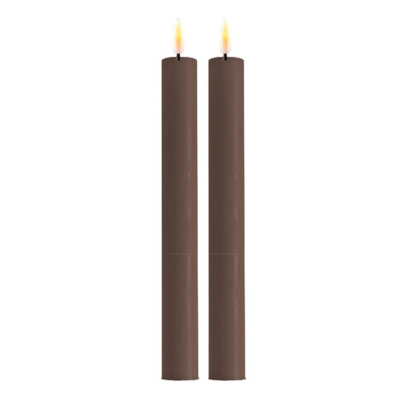 Køb Kronelys LED - sæt af 2 stk | 145,00 | Flere farver | Fri fragt over 149 kr. | Hurtig levering | Dag til dag levering | DELUXE HOMEART | LED-lys, LED-stearinlys, Stearinlys, Kunstigt lys, Batterilys, Lys med batterier, REAL FLAME™ 