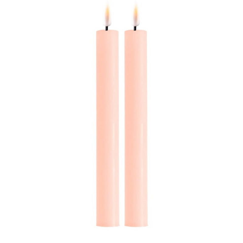 Køb Kronelys LED - sæt af 2 stk | 145,00 | Flere farver | Fri fragt over 149 kr. | Hurtig levering | Dag til dag levering | DELUXE HOMEART | LED-lys, LED-stearinlys, Stearinlys, Kunstigt lys, Batterilys, Lys med batterier, REAL FLAME™ 