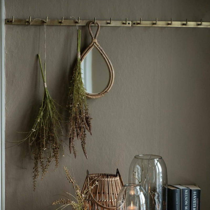 Køb Knagerække med 8 knager antik messing | 379,95 | Dag til dag levering | Ib Laursen, Knage, Knob, Greb, Jakkeknage, Frakkeknage, Krog, Til overtøj, Til køkkenredskaber, Bøjle, Tøj opbevaring