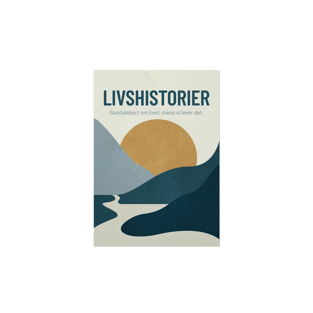 Køb LIVSHISTORIER - Samtalekort om livet, mens vi lever det | 99,95 | Fri fragt over 149 kr. | Hurtig levering | Dag til dag levering | SNAK | Spil, Spillekort, Leg, Spørgsmål, Hvad vil du vide? Snakspil, Samtalespil til enhver tid - for enhver smag, Samtalekort til de gode snakke, For par, I fællesskaber, Festligelejligheder, Netværksgrupper, Sjove samtalespil for venner og familie, Hygge og nærvær på spil
