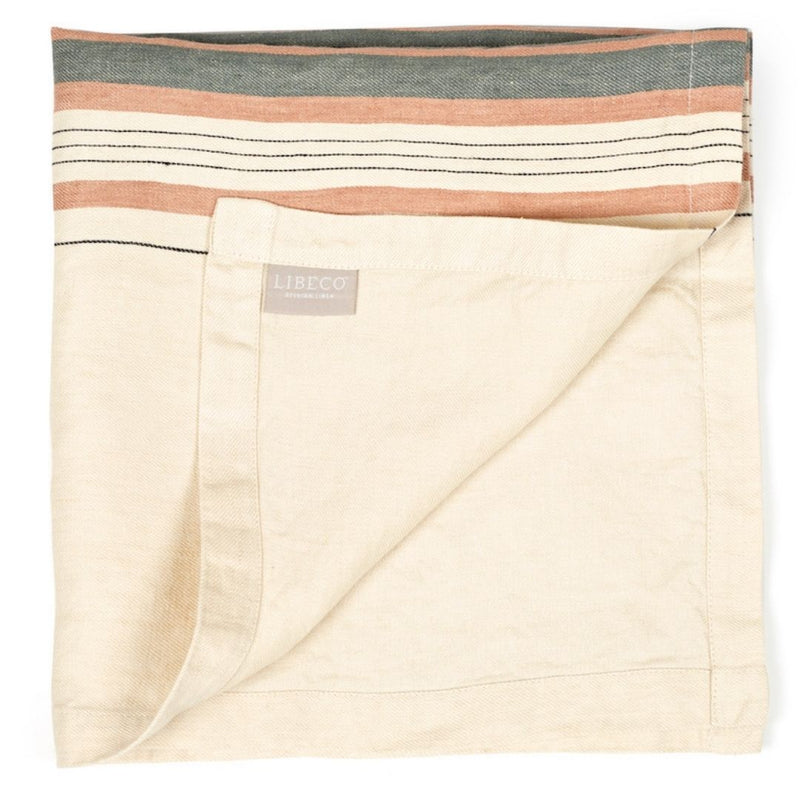 Køb Hørserviet Gypsum Strib | 169,95 | Flere farver | Fri fragt over 149 kr. | Hurtig levering | Dag til dag levering | LIBECO | Dug til bordet, Borddug, Dug, Borddækning, Hør, 100% hør, Linned, Linen, Belgisk