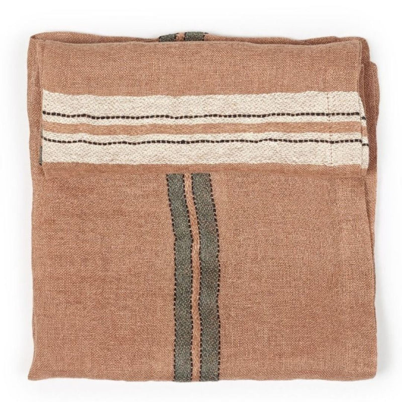 Køb Hørserviet Mojave Strib | 139,95 | Fri fragt over 149 kr. | Hurtig levering | Dag til dag levering | LIBECO | Dug til bordet, Borddug, Dug, Borddækning, Hør, 100% hør, Linned, Linen, Belgisk