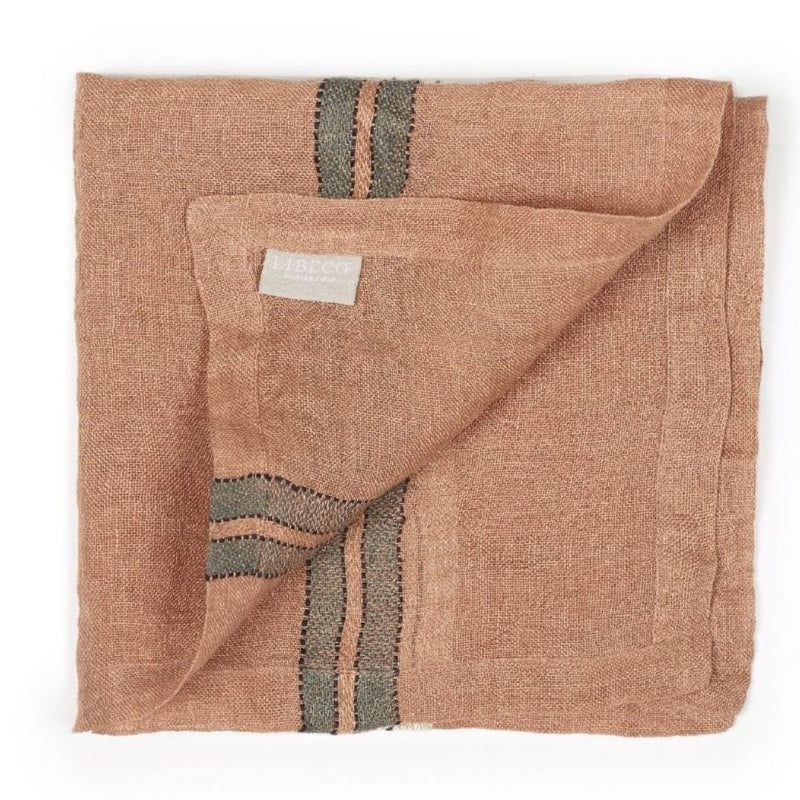 Køb Hørserviet Mojave Strib | 139,95 | Fri fragt over 149 kr. | Hurtig levering | Dag til dag levering | LIBECO | Dug til bordet, Borddug, Dug, Borddækning, Hør, 100% hør, Linned, Linen, Belgisk