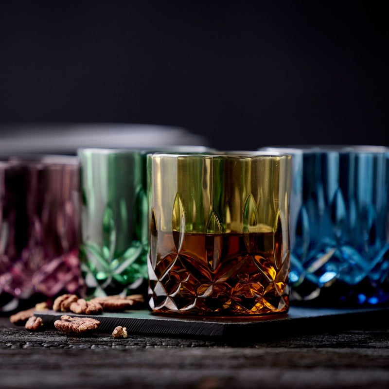 Køb Whiskyglas Sorrento 35 cl | 49,95 | Fri fragt over 149 kr. | Hurtig levering | Dag til dag levering | Lyngby Glas, Juiceglas, Vandglas, Drikkeglas, Farvet glas, Facetter, Facetmønster