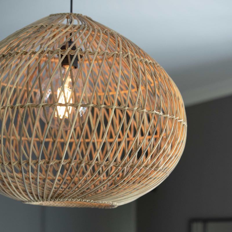 Køb Pendel i rattan Karen 70 cm | 2.699,00 | Dag til dag levering | Belysning, Lamper, Loftlampe