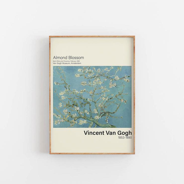 Køb Plakat Almond Blossom | fra 249,95 |Fri fragt over 149 kr. | Hurtig levering | Dag til dag levering | Empty Wall | Billede, Kunst