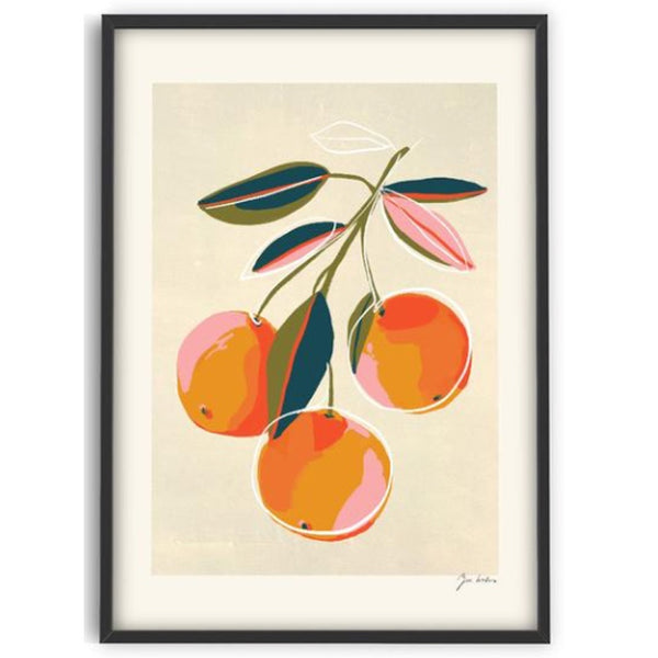 Køb Plakat Oranges 50x70 cm | 299,95 | Billede, Kunst, PSTR studio, Little Detroit