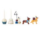 Køb Fødselsdags dekoration Salve - sæt af 15 dele | 389,00 | Fri fragt over 149 kr. | Hurtig levering | Dag til dag levering | Mini by Bloomingville | Stage, Lysestage, Birthday Decoration, Brun, Fødselsdagslys, Fødselsdagsstage, Fødselsdagslysestage, med gaver og dyr