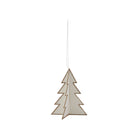 Køb Juletræ i papir Threed Hvid/Guld - sæt af 2 stk | 27,95 | Fri fragt over 149 kr. | Hurtig levering | Dag til dag levering | House Doctor, Society of Lifestyle | Dekoration, Jul, Julepynt, Pynt, Borddækning, Hvid, Juleophæng, Ophæng, Juletræspynt, Juletræsophæng, Papirklipsophæng, Engle