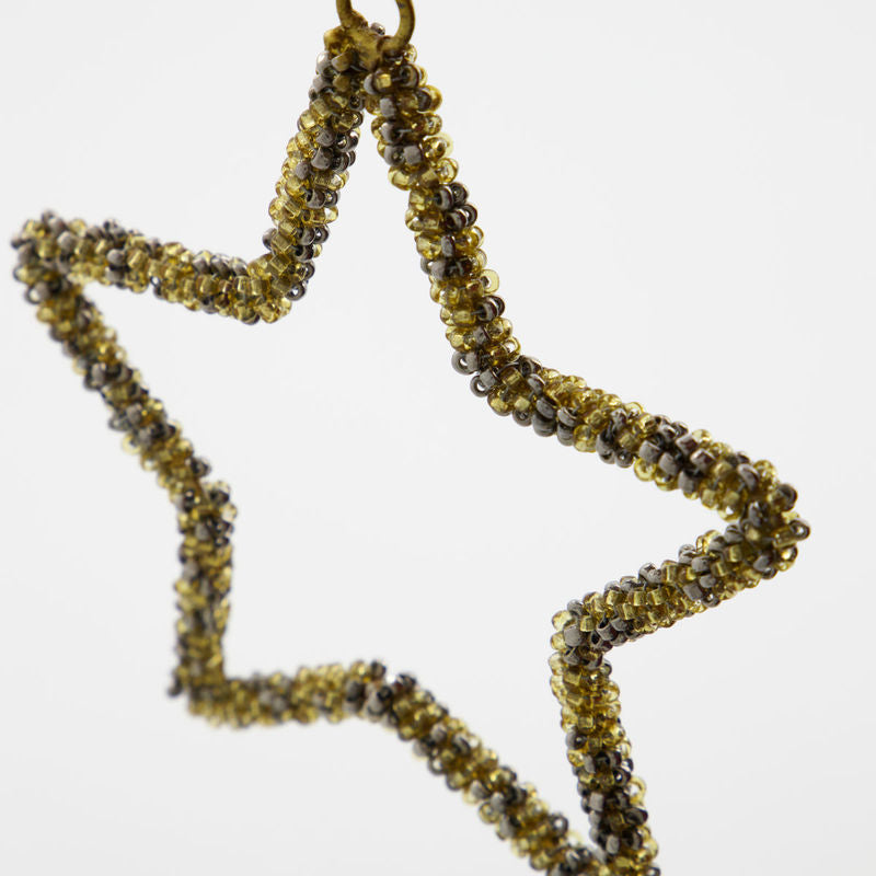 Køb Ophæng Beads Gylden - sæt af 3 stk | 119,95 | Fri fragt over 149 kr. | Hurtig levering | Dag til dag levering | House Doctor, Society of Lifestyle | Dekoration, Jul, Julepynt, Ornament, Rong, Stjerne, Hjerte, Perler, Glasperler