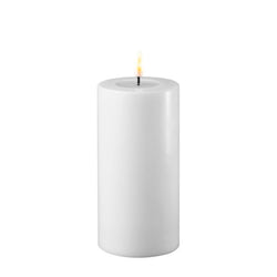 Køb Bloklys Hvid LED | fra 99,95 | Flere størrelser | Fri fragt over 149 kr. | Hurtig levering | Dag til dag levering | DELUXE HOMEART | LED-lys, LED-bloklys, Bloklys, Kunstigt lys, Batterilys, Lys med batterier, REAL FLAME™ 