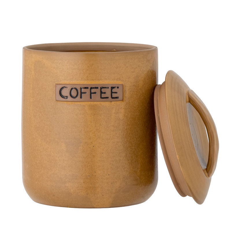 Køb Bloomingville Aeris Krukke m/Låg Brun Stentøj | 369,00 | Fri fragt over 149 kr. | Hurtig levering | Dag til dag levering | Bloomingville | Krukke, Kaffekrukke, Brun, Lysebrun, Krukke med låg, Stentøj, Stentøjskrukke