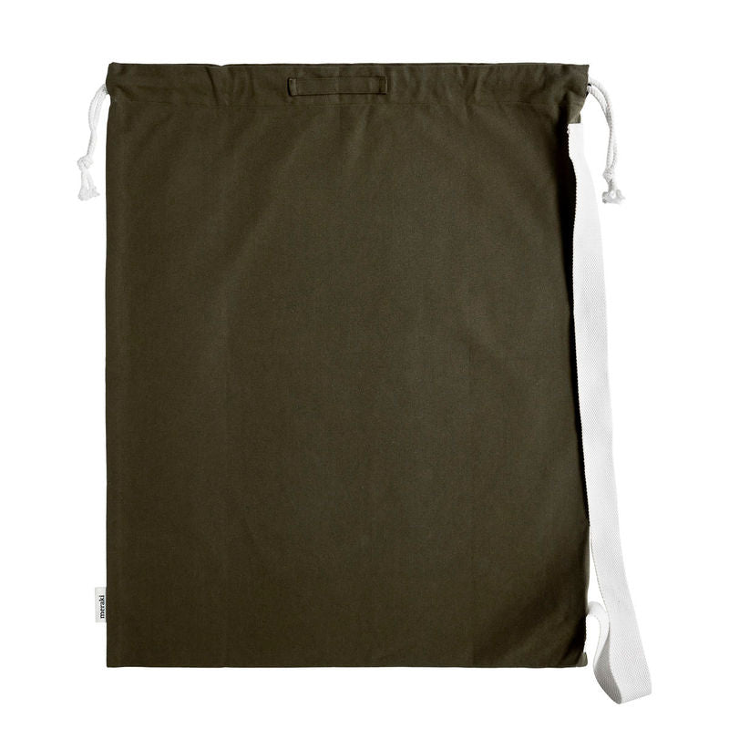 Køb Bomuldspose Cataria Army green  | 299,95 | Fri fragt over 149 kr. | Hurtig levering | Dag til dag levering | Meraki, Society of Lifestyle | Net, Taske, Pose, Slut med engangs poser, Mulepose, Indkøbstaske, Bærepose, All purpose bag set, Vasketøjspose, Opbevaringspose