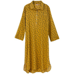 Køb Lang skjorte / Natskjorte Sonia Masala | 789,00 | Findes i flere farver | Fri fragt over 149 kr. | Hurtig levering | Dag til dag levering | Natkjole, Nattøj, Skjorte, Skjortekjole, Trøje