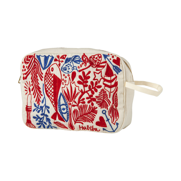 Køb Toilettaske Bibi Kiss | fra 419,00 | Fri fragt over 149 kr. | Hurtig levering | Dag til dag levering | Habiba | Etui, Clutch, Taske, Rejse, Toiletsager