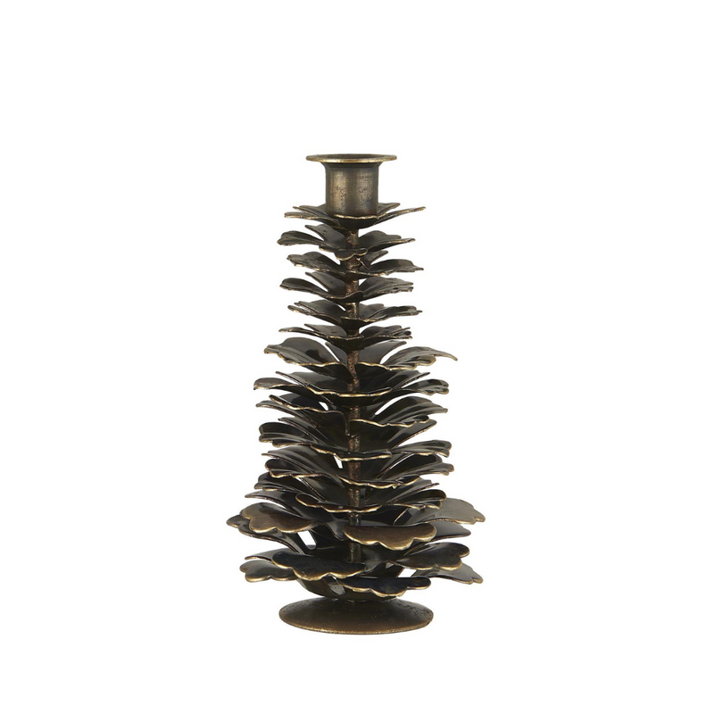 Køb Stage kogle Antik messing | fra 55,00 | Fri fragt over 149 kr. | Hurtig levering | Dag til dag levering | Ib Laursen | Stage, Lys, Stearinlys, kalenderlys, Kalenderstage, Adventsstage, Dekoration, Juledekoration