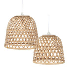  Køb Pendel i bambus | fra 369,00 | Findes i flere længder | Fri fragt over 149 kr. | Hurtig levering | Dag til dag levering | Belysning, Lamper, Loftlampe, Kurvelampe, Kurv, Bambus lampe