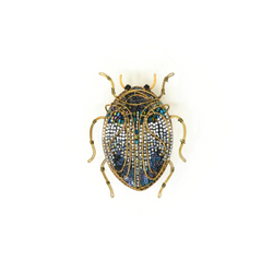 Broche - Jeweled Scarab Beetle Brooch Pin