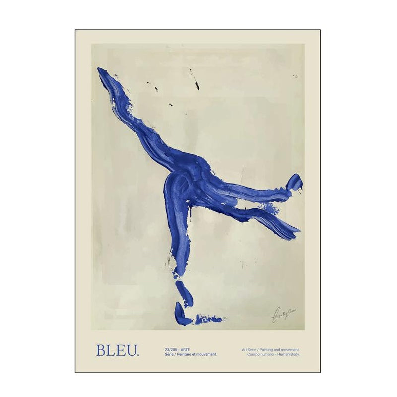 Køb Plakat Bleu 50x70 cm | 659,00 | Dag til dag levering | Billede, Kunst, Poster and Frame, TPC x Lucrecia Rey Caro