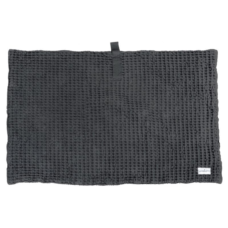 Køb Bademåtte Big waffle 80x55 cm | 369,00 | The Organic Company, Badeværelse, Måtte, Gulvmåtte